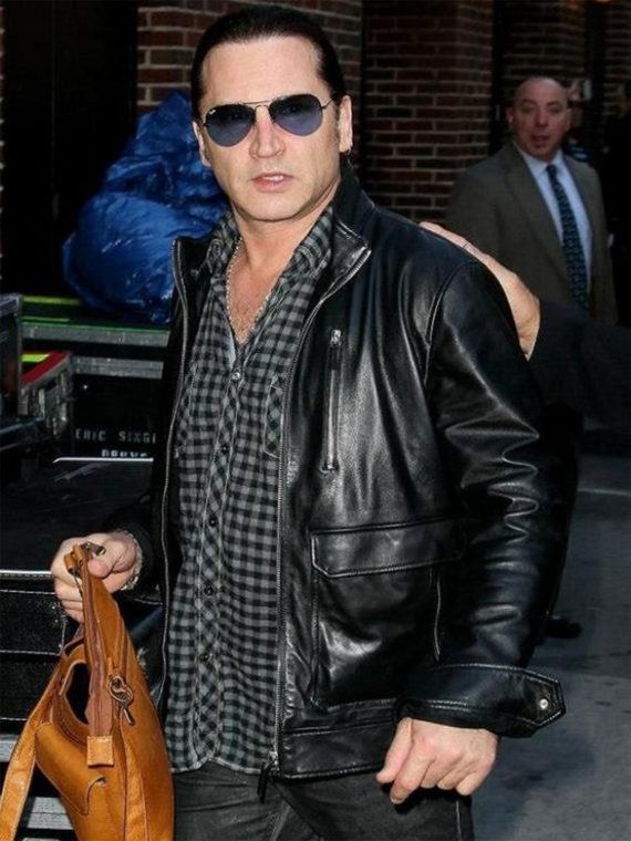 Singer Eric Black Leather Jacket