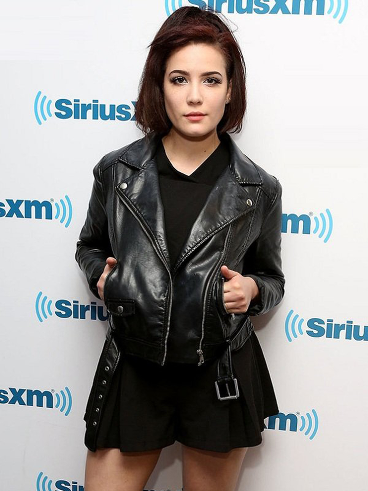 Singer Halsey Black Leather Jacket