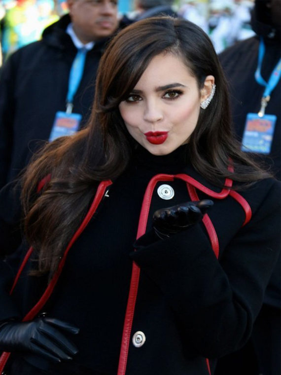 Sofia Carson Elegant Coat