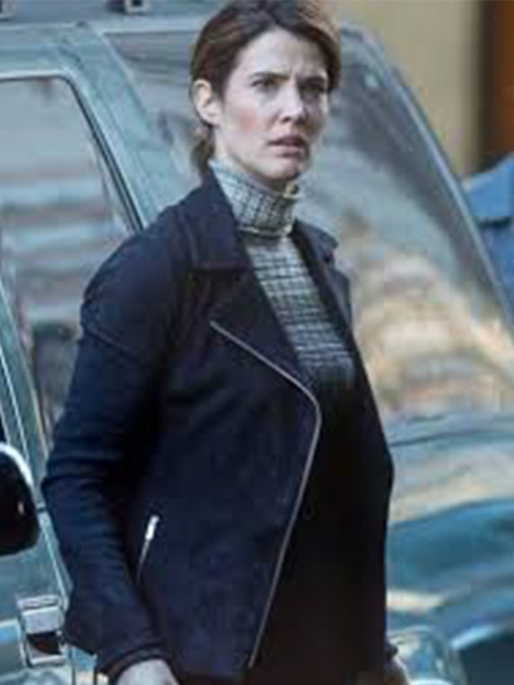 Spiderman Far from Home Maria Hill Suede Leather Jacket - Image 2