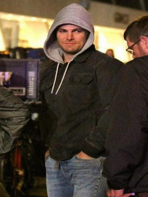 Stephen Amell TMNT 2 Casey Jones Jacket