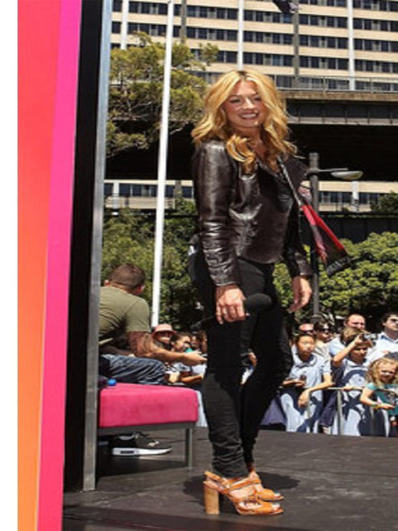 Stylish Black Cat Deeley Leather Jacket