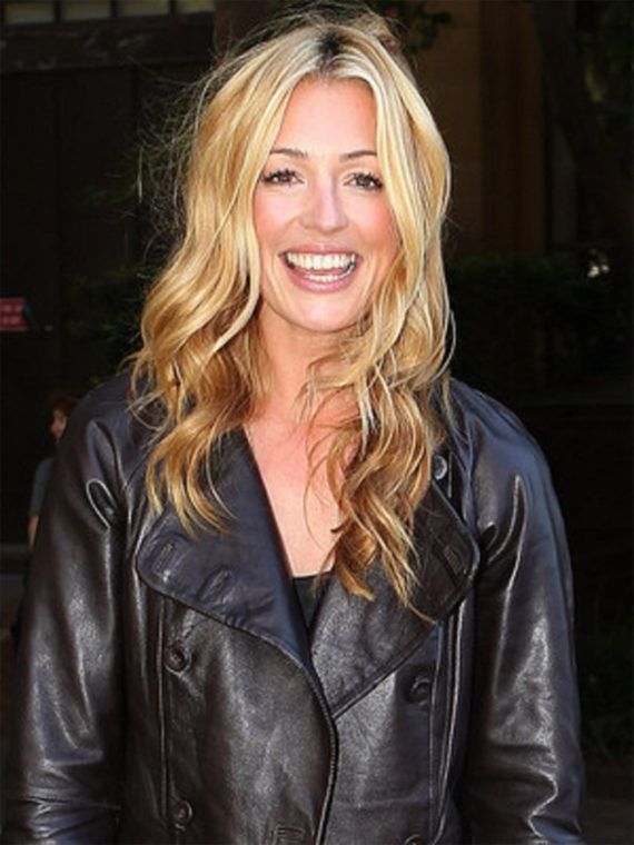 Stylish Black Cat Deeley Poses Leather Jacket