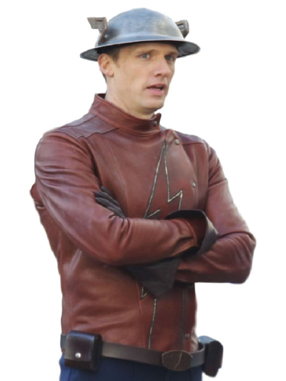 Teddy Sears The Jay Garrick Leather Jacket