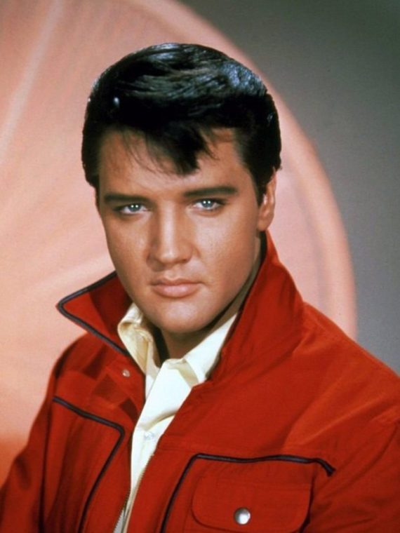 The King of Rock Elvis Presley Red Leather Jacket