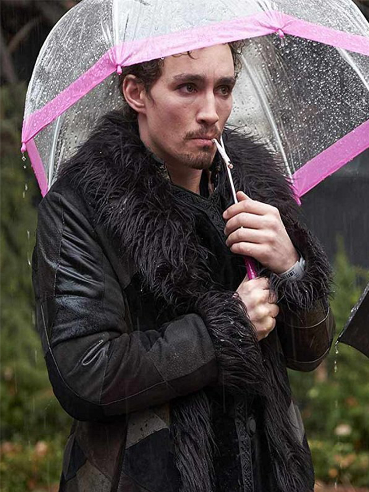 The Umbrella Academy Robert Sheehan Fur Coat