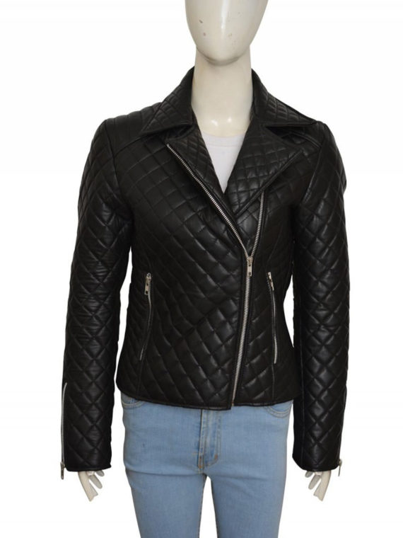 The Vampire Academy Rose Leather Jacket