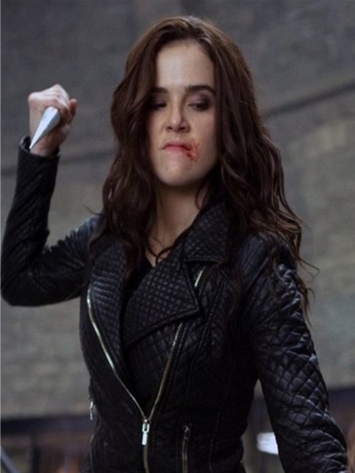 The Vampire Rose Hathaway Leather Jacket