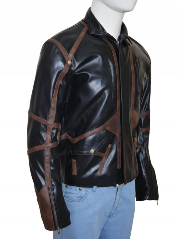 The Winter Soldier Bucky Barnes Black Leather Jacket