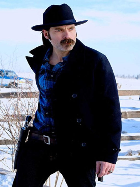 Tim Rozon Wynonna Earp Black Wool Coat