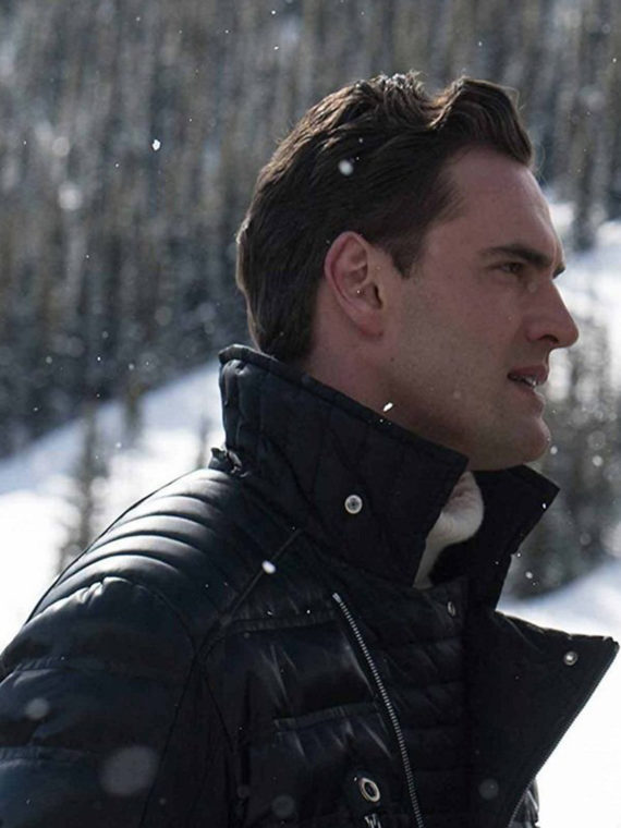 Tom Bateman Cold Pursuit Black Jacket