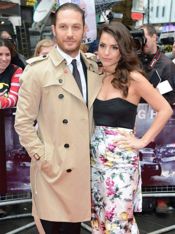 Tom Hardy Breasted Trench Coat