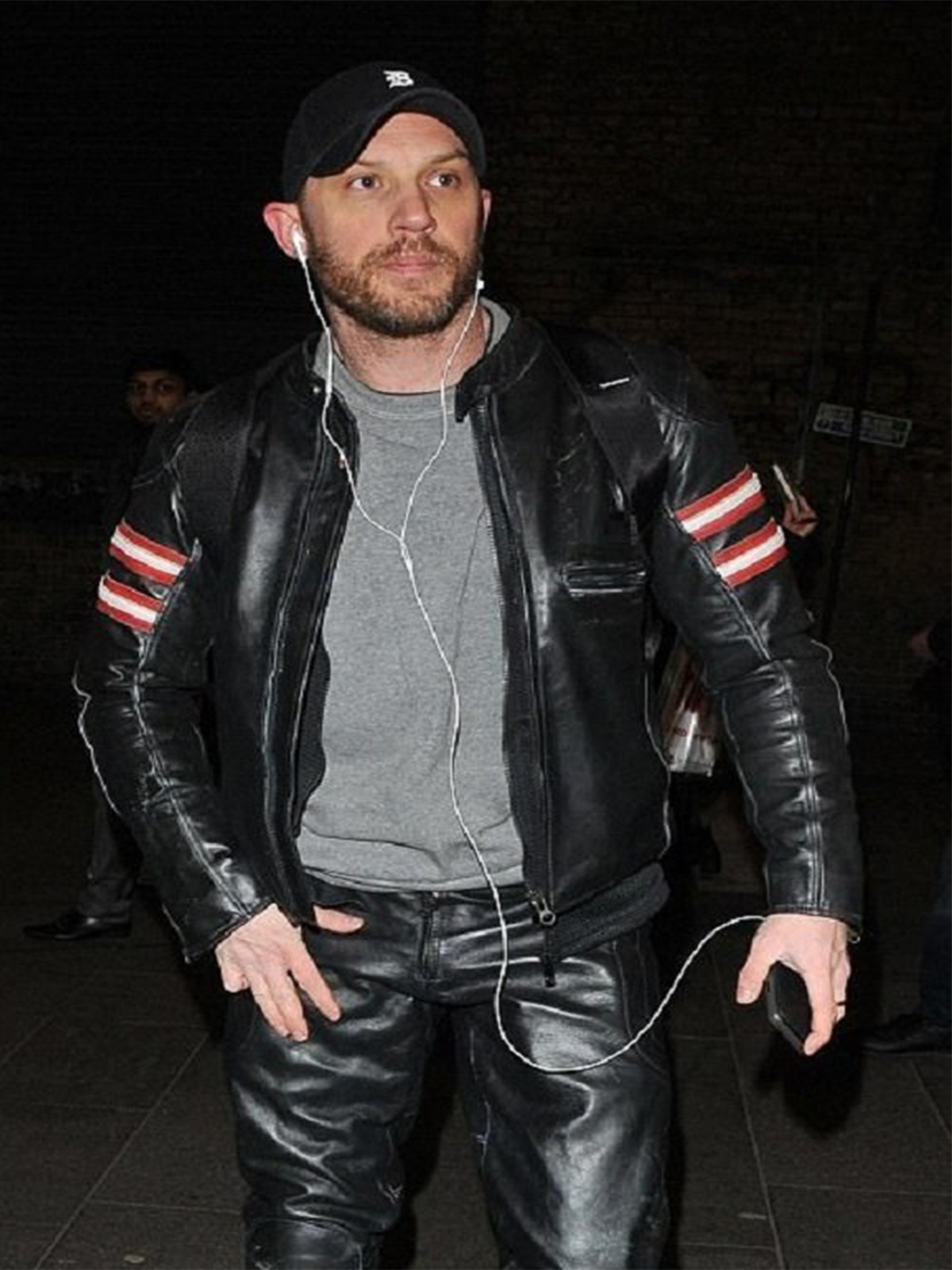 Tom Hardy Motorcycle Black Leather Jacket