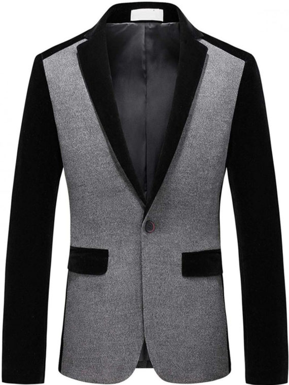 Trendy Singer Button Wool Blazer