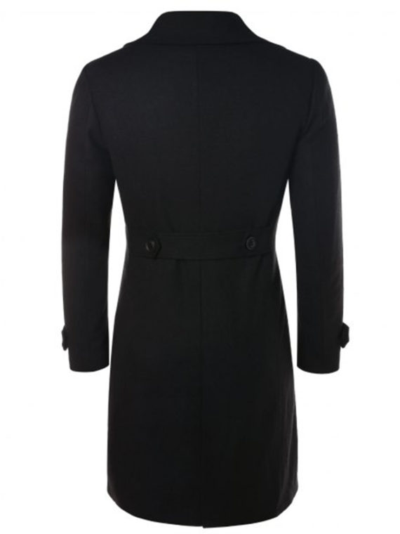 Unisex Wool Trench Coat