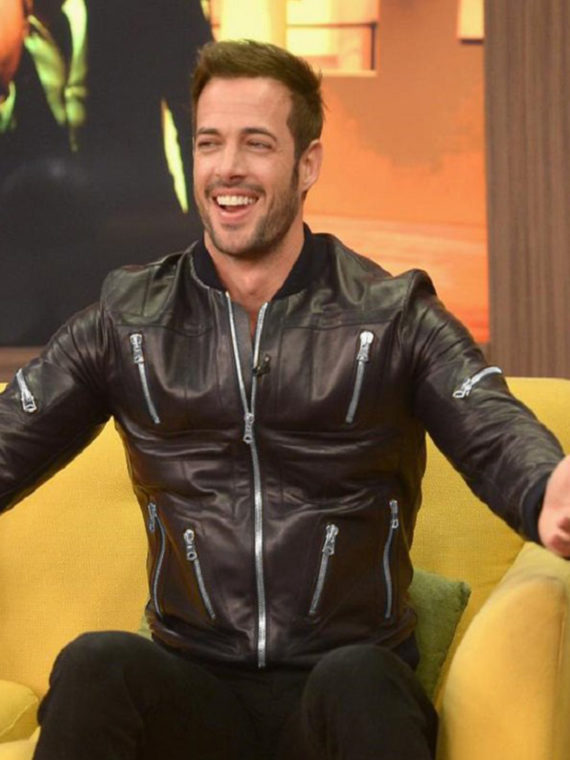 William Levy Black Leather Jacket