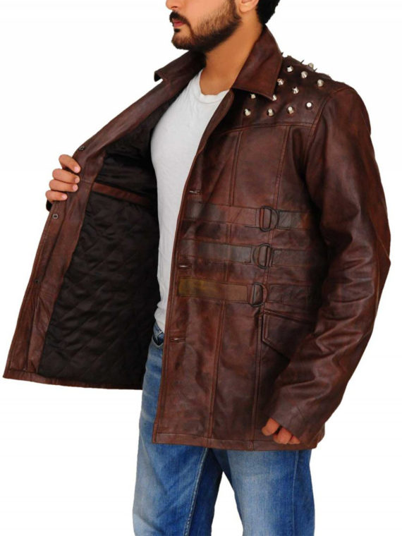 Windham Lawrence Rotunda Studded Leather Jacket