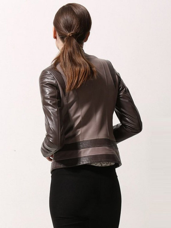 Women Asymmetrical Moto Jacket