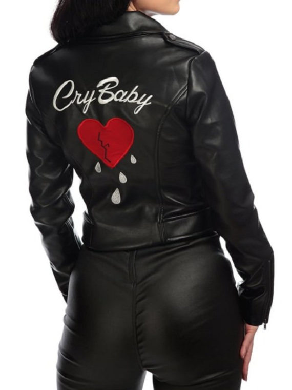 Women Cry Baby Leather Jacket