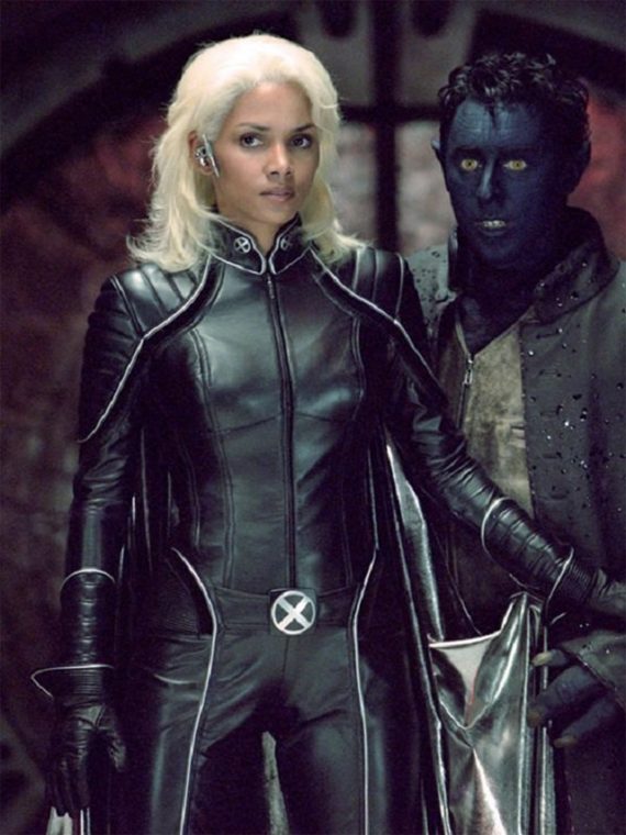 X-Men Storm Cosplay Leather Jacket