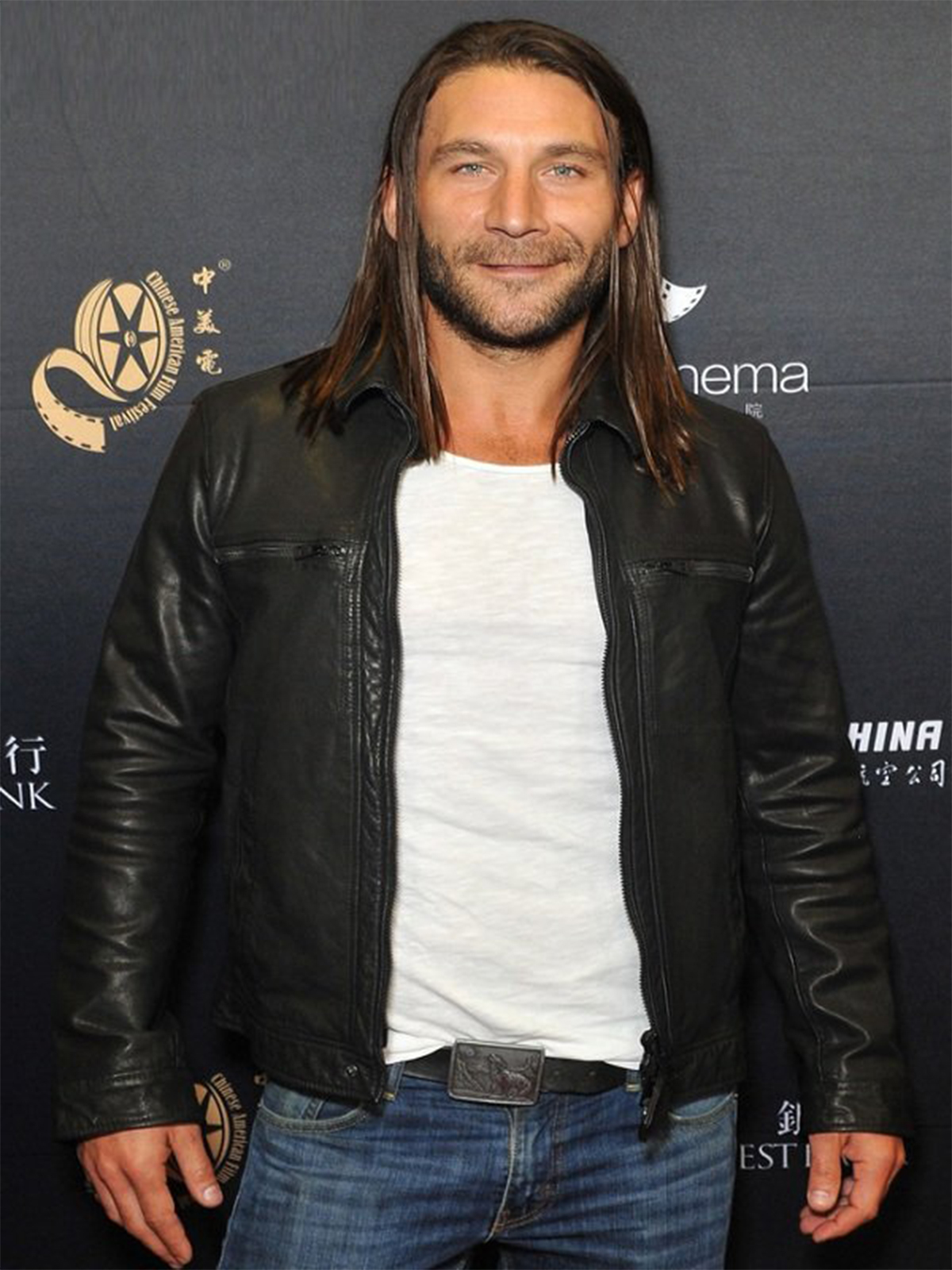 Zach McGowan Black Leather Jacket