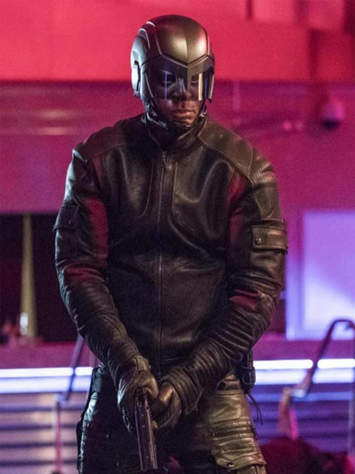 Arrow Season 6 John Diggle Leather Jacket