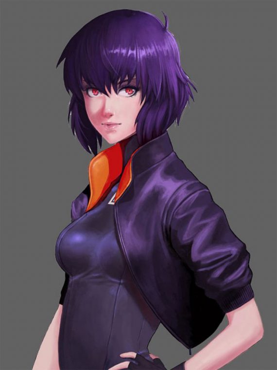 Ghost in The Shell Sac 2045 Purple Jacket