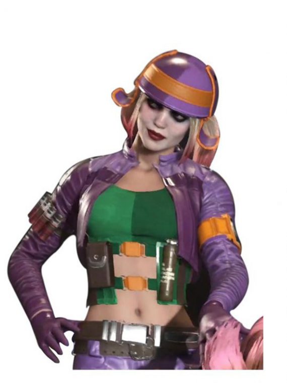 Harley Quinn Injustice 2 Purple Jacket - Image 2