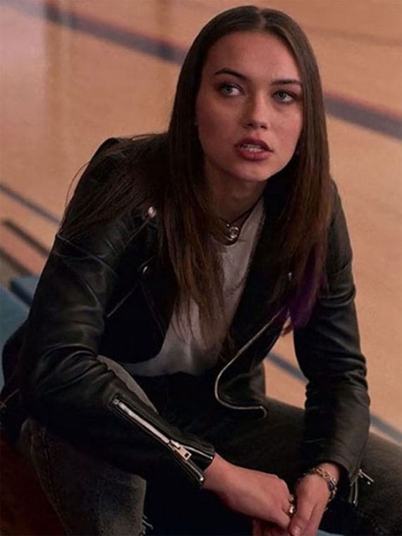 I Am Not Okay with This Sophia Tatum Leather Jacket