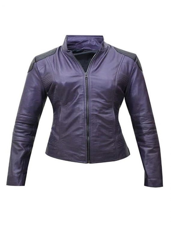 Kick Ass 2 Hit Girl Chloe Grace Moretz Jacket Purple