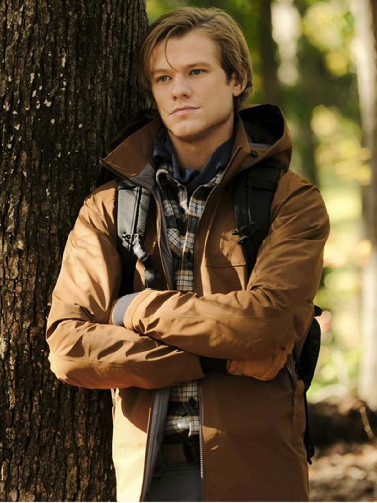 Lucas Till Macgyver Cotton Jacket Hood