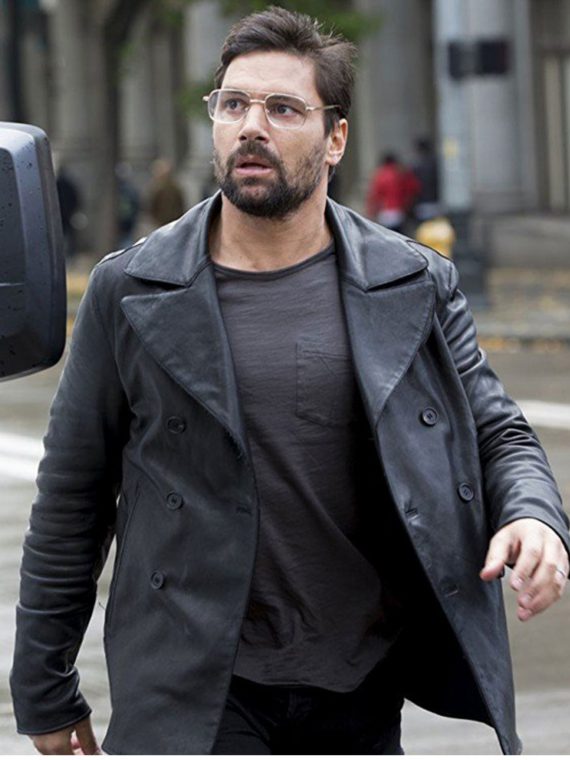 Manu Bennett Beta Test Black coat