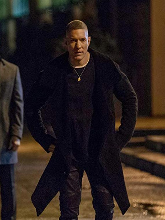 Power Tommy Egan Black Long Coat - Image 2