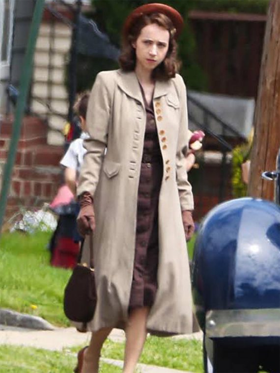 The Plot Against America Zoe Kazan Coat - Image 3