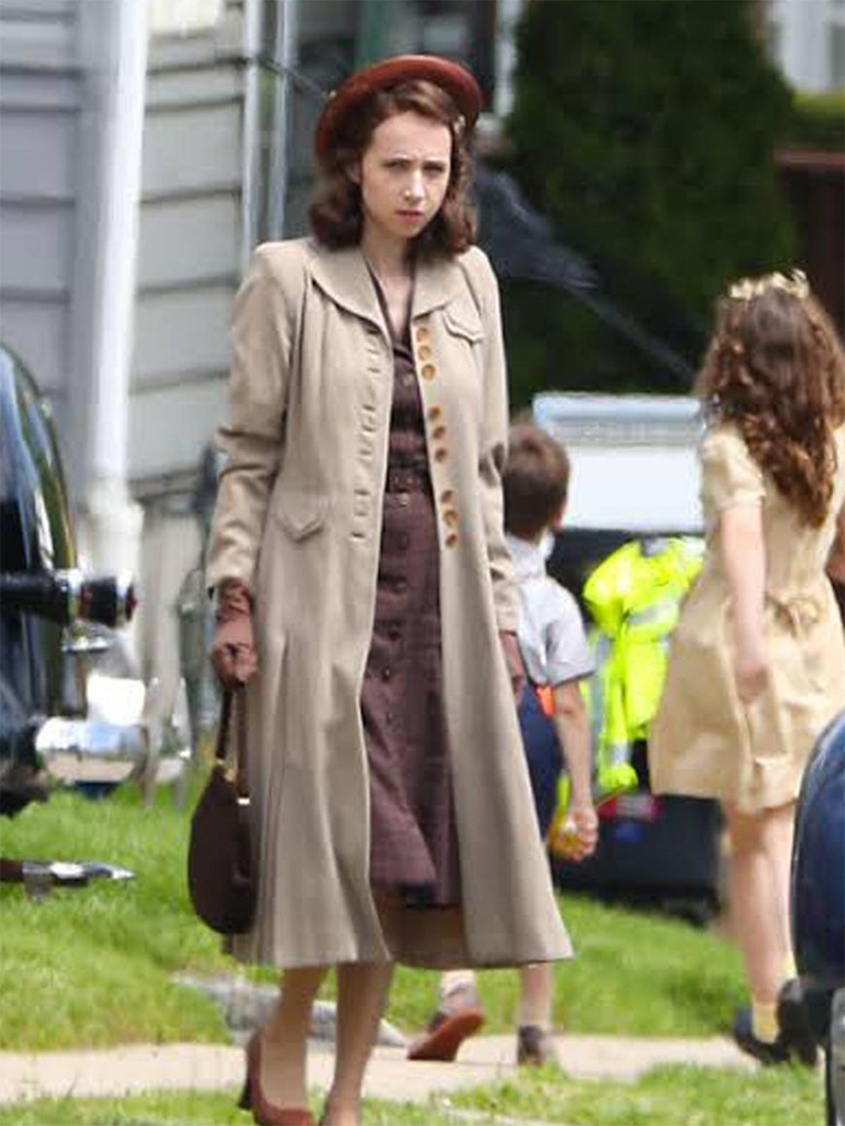 The Plot Against America Zoe Kazan Coat