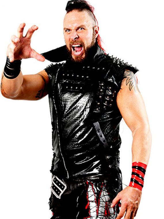 WWE Lance Archer Black Leather Vest