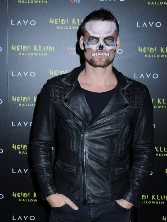 Adam Lambert Halloween Party Black Leather Jacket