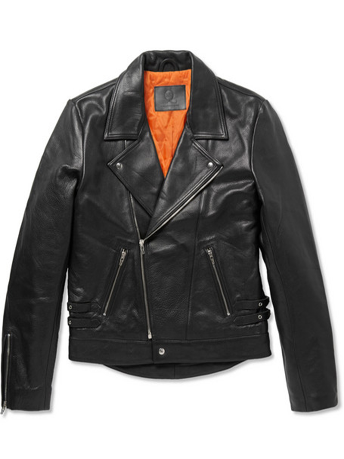 Alexander Mcqueen Black Leather Jacket