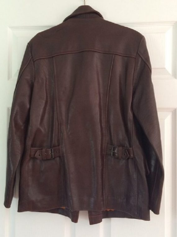 American Base Brown Leather Jacket - Image 2