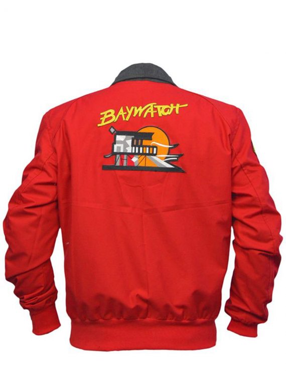 Baywatch Lifeguard Bomber Cotton Jacket