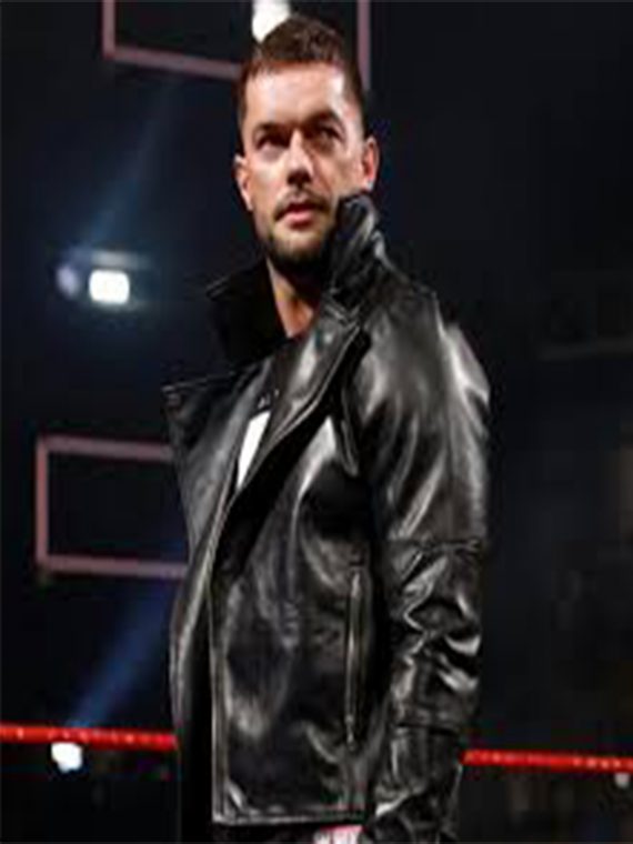 Biker Style Finn Balor Leather Jacket