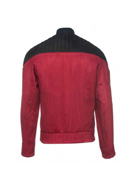 Captain Picard Star Trek Next Generation Suede Leather Jacket