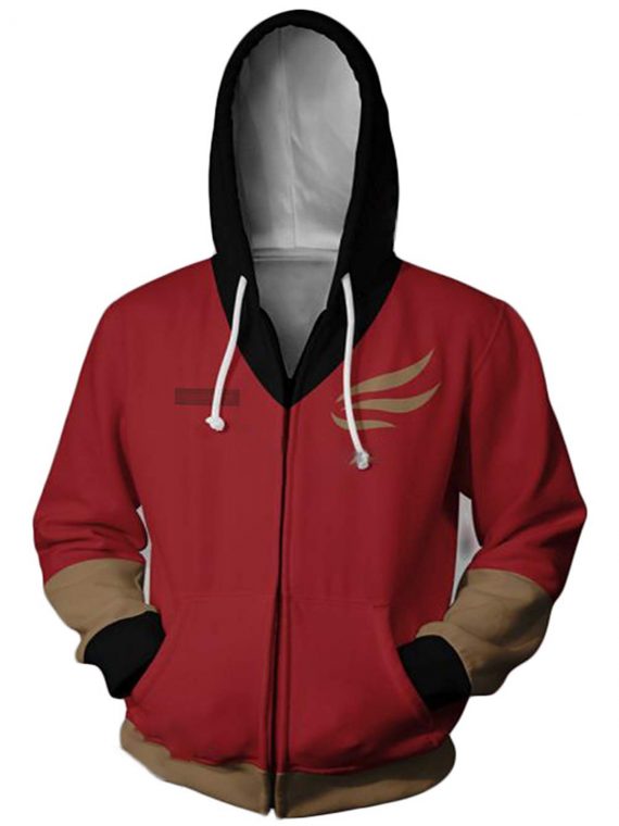 Claire Redfield Resident Evil Red Hoodie - Image 2