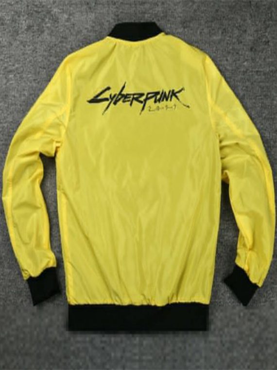 Custom Made Replica E3 2019 Cyberpunk 2077 Samurai Yellow And Black Reversible Jacket