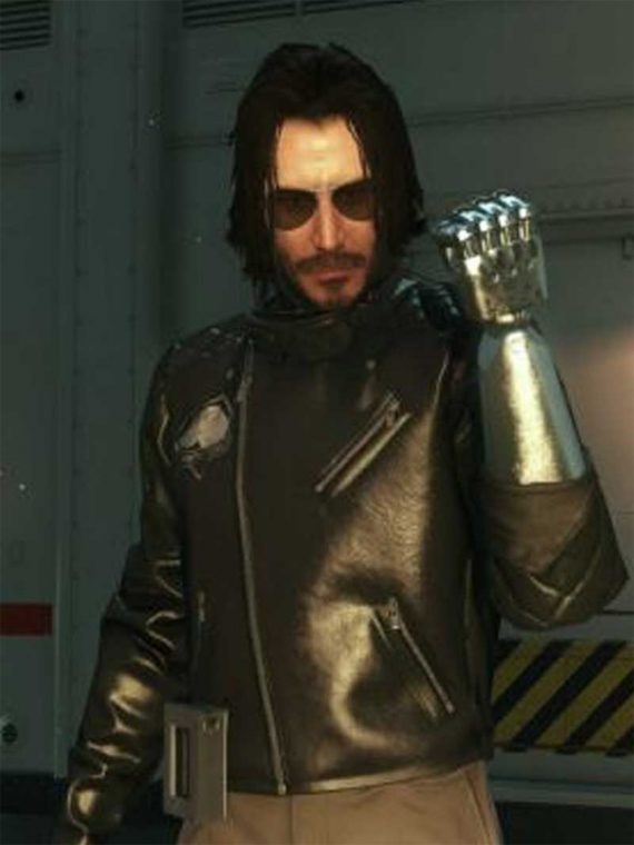 Cyberpunk 2077 Johnny Silverhand Leather Jacket