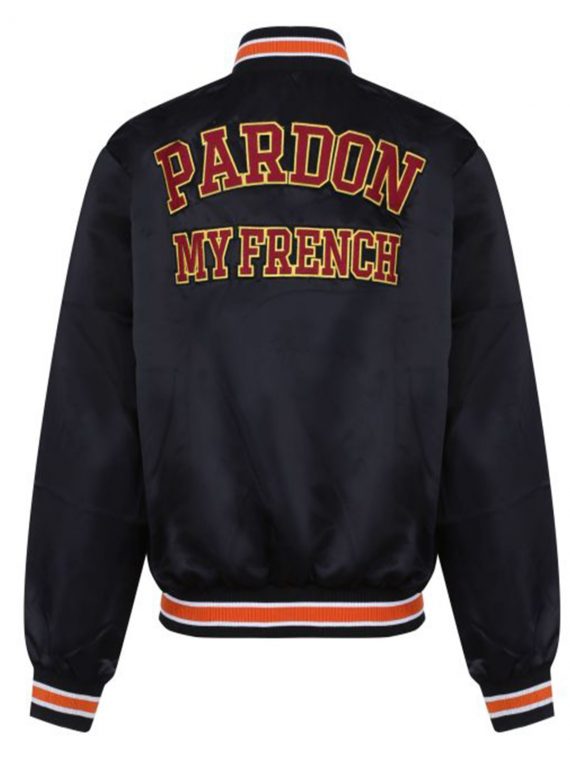 Dj Snake Members Only 75 Pardon My French Satin Bomber Jacket