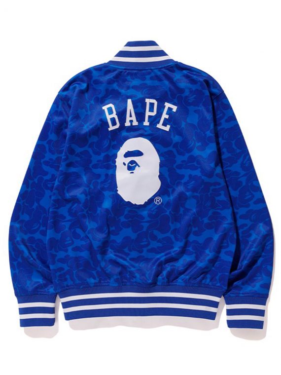 Dodgers BAPE X Mitchell Ness Mlb Blue Varsity Jacket