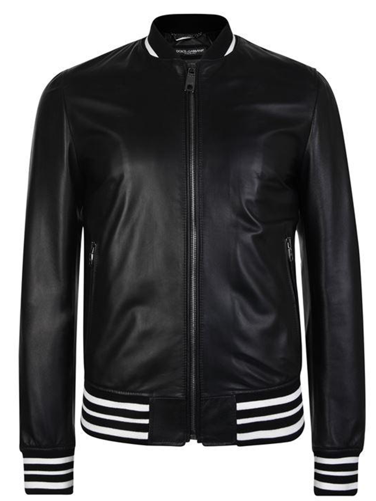 Dolce And Gabbana Leather Bomber Jacket