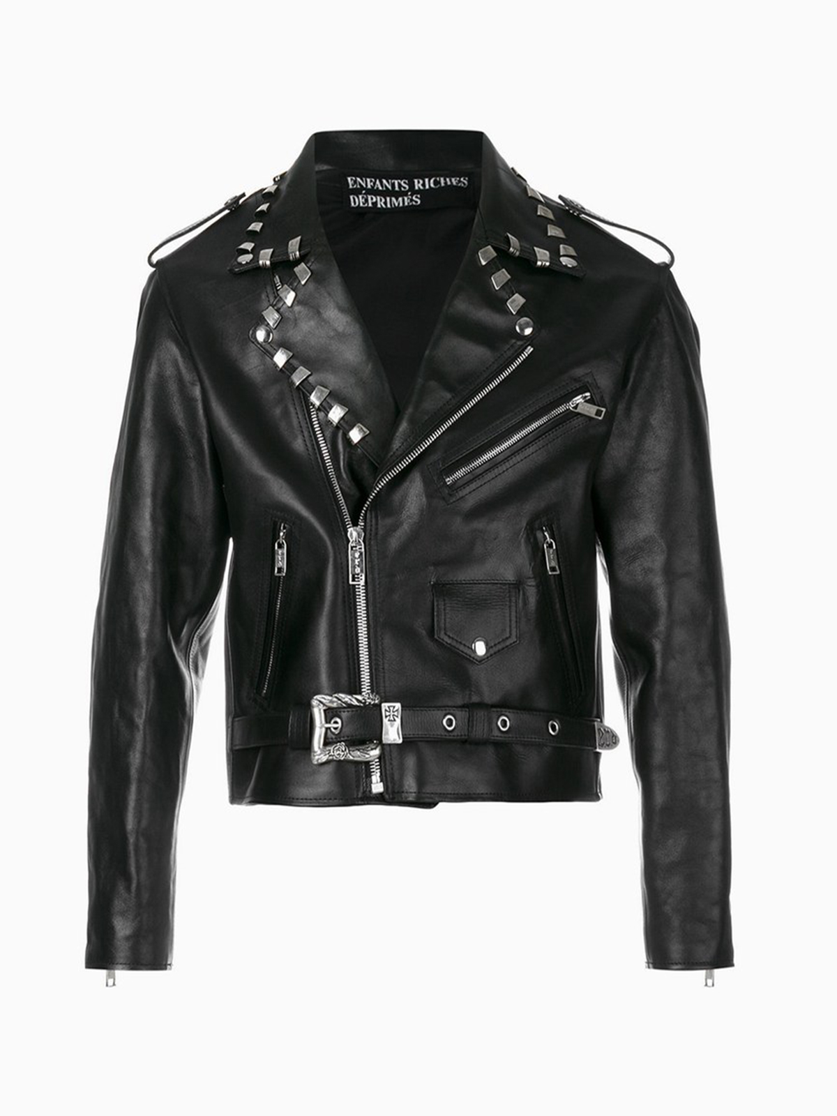 Enfants Riches Déprimés Cropped Biker Jacket