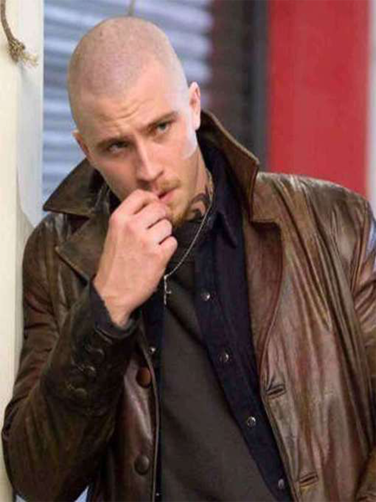 Garrett Hedlund Death Leather Coat